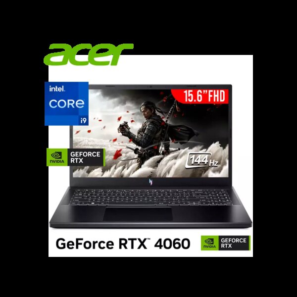 LAPTOP GAMER ACER NITRO V15 ANV15-51-99DR I9-13900H 16GB DDR5 512GB SSD T. VIDEO RTX…