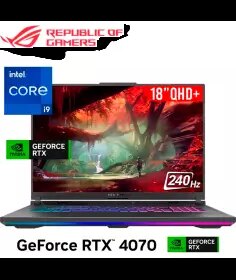 LAPTOP GAMER ASUS ROG STRIX G18 G814JI-CS94 I9-13980HX 16GB 1TB SSD T. VIDEO RTX 4070…