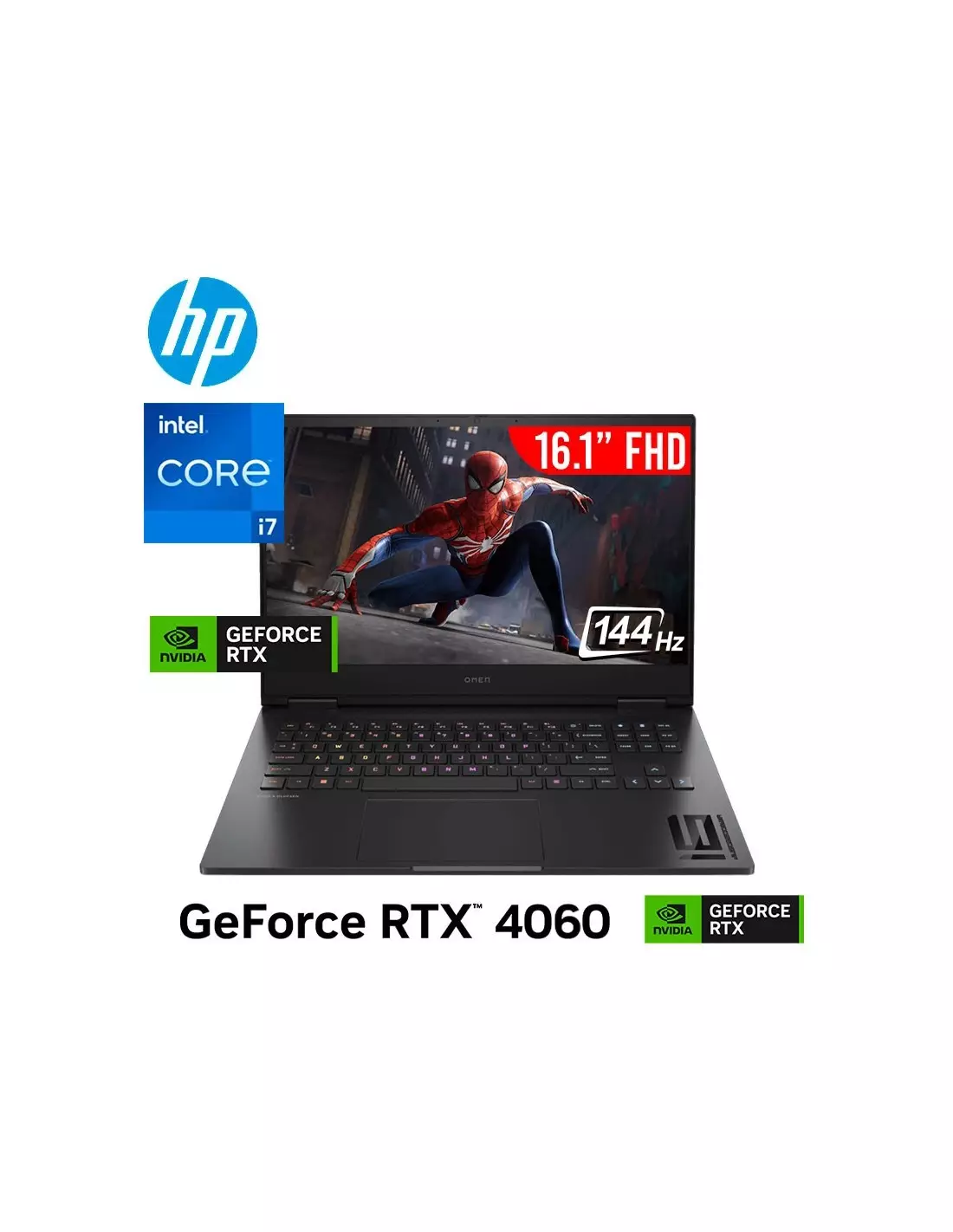 LAPTOP GAMER HP OMEN 16-WD0000LA I7-13620H 16GB DDR5 1TB SSD T. VIDEO RTX 4060 8GB 16.1… LAPTOP GAMER HP OMEN 16-WD0000LA I7-13620H 16GB DDR5 1TB SSD T. VIDEO RTX 4060 8GB 16.1…