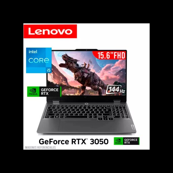 LAPTOP GAMER LENOVO LOQ 15IAX9 I5-12450HX 16GB DDR5 512GB SSD T. VIDEO RTX 3050 6GB…
