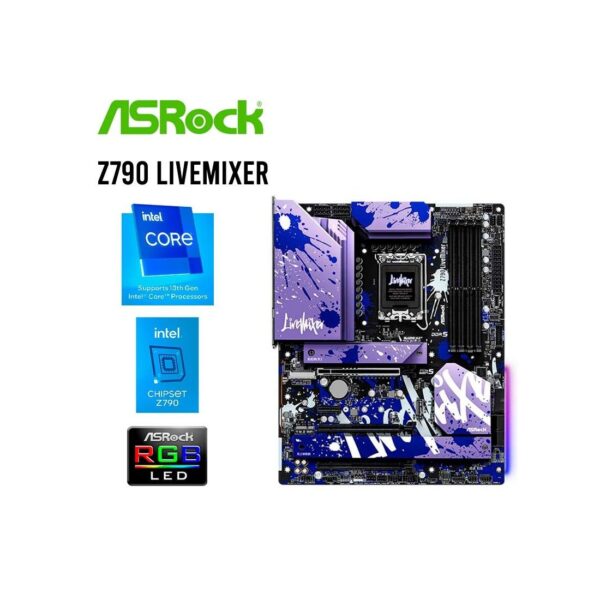 MAINBOARD ASROCK Z790 LIVEMIXER DDR5 ( 90-MXBK10-A0UAYZ ) LGA 1700