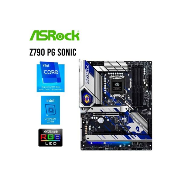 MAINBOARD ASROCK Z790 PG SONIC DDR5 ( 90-MXBKF0-A0UAYZ ) LGA 1700