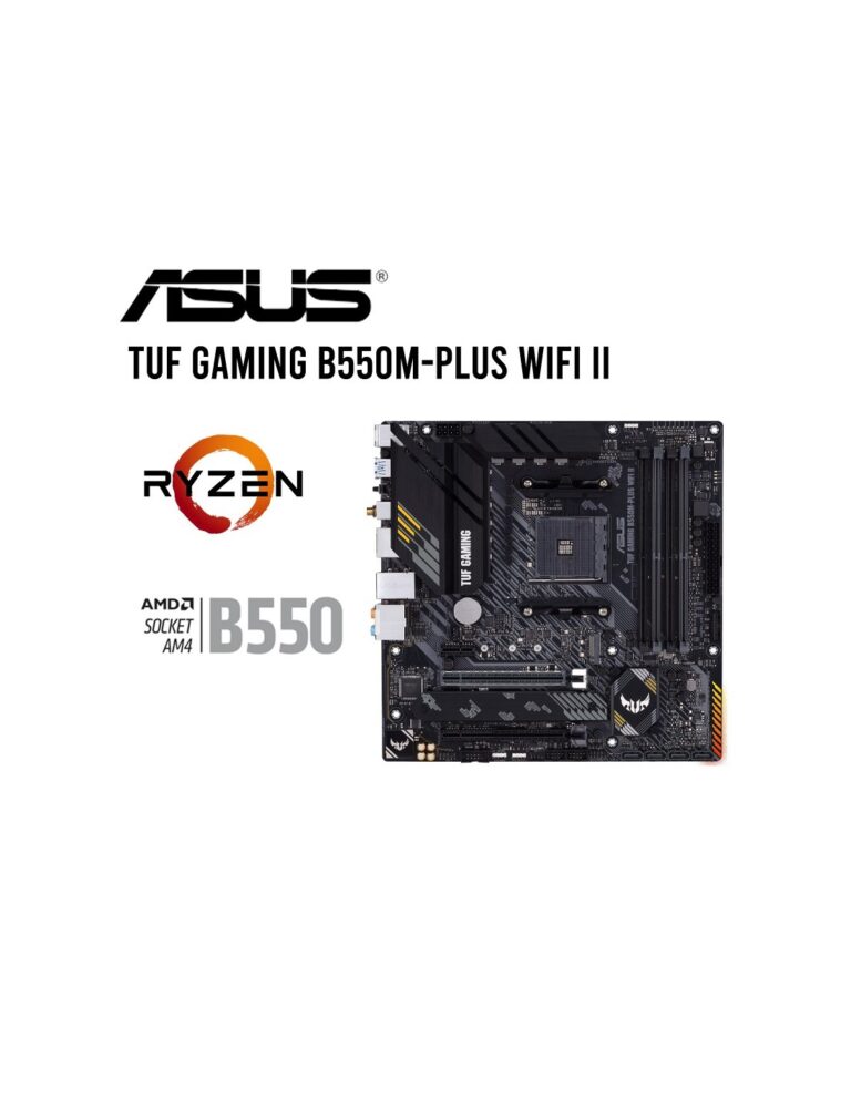 MAINBOARD ASUS B550M-PLUS WIFI II TUF GAMING ( 90MB19Y0-M0EAY0 ) AM4|M-ATX