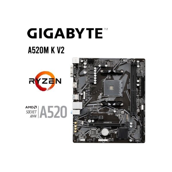 MAINBOARD GIGABYTE A520M K V2  DDR4 (A520M K V2) AM4