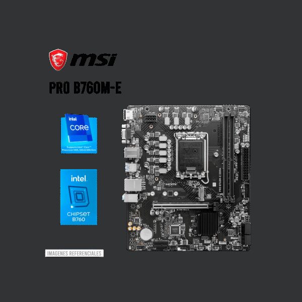 MAINBOARD MSI PRO B760M-E DDR4  (911-7D48-049) LGA 1700