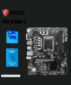 MAINBOARD MSI PRO B760M-E DDR4  (911-7D48-049) LGA 1700