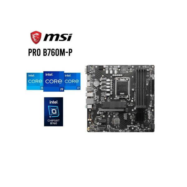 MAINBOARD MSI PRO B760M-P DDR5 LGA 1700 (911-7E02-011)