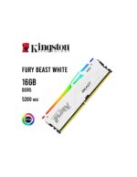 MEMORIA RAM KINGSTON 16GB/5200MHZ FURY BEAST WHITE ( KF552C40BWA-16 ) LED-RGB