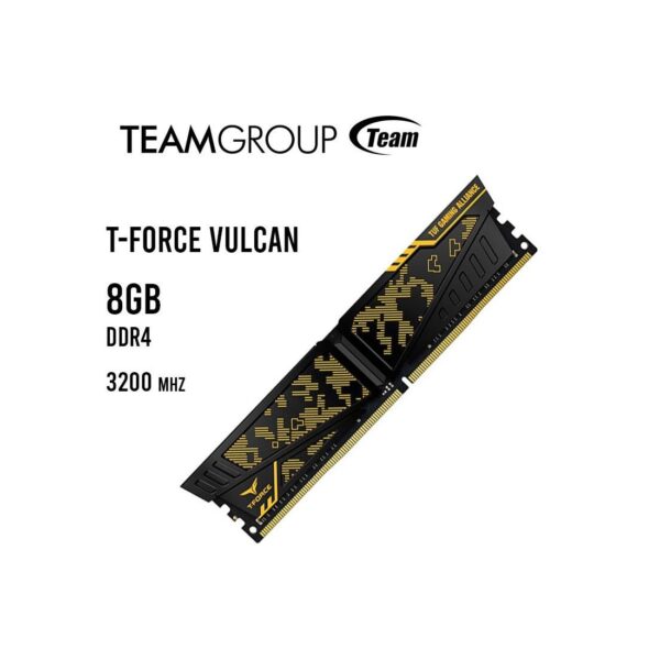 MEMORIA RAM TEAMGROUP 8GB/3200MHZ DDR4 T-FORCE VULCAN ( TLTYD48G3200HC16C01 ) TUF…