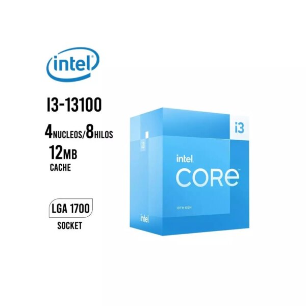 PROCESADOR INTEL CORE I3-13100 12MB (BX8071513100) LGA1700