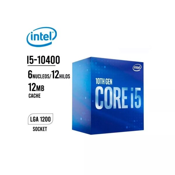 PROCESADOR INTEL CORE I5 10400 ( BX8070110400) 2.9GHZ – 12MB | LGA 1200
