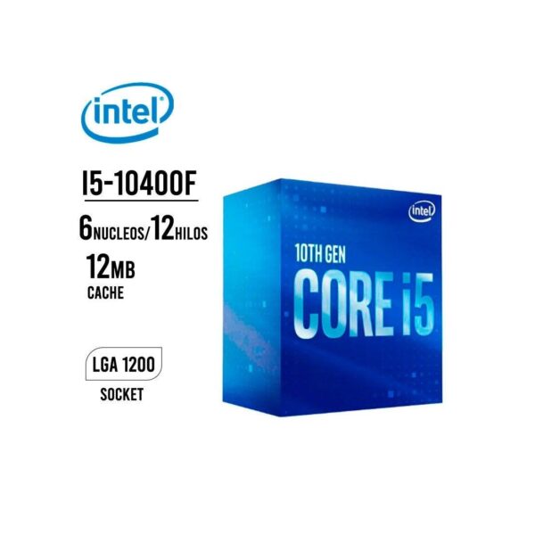 PROCESADOR INTEL CORE I5 10400F 2.9GHZ – 12MB ( BX8070110400F ) LGA 1200