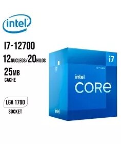 PROCESADOR INTEL CORE I7-12700 2.10GHZ-25MB ( BX8071512700 ) LGA 1700