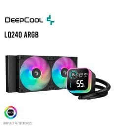 SISTEMA DE ENFRIAMIENTO LIQUIDO DEEPCOOL LQ240 (R-LQ240-BKLSMW-G-1) PANTALLA DIGITAL|…