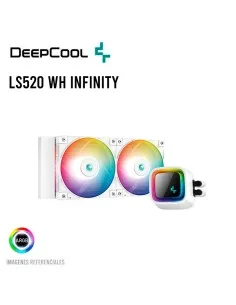 SISTEMA DE ENFRIAMIENTO LIQUIDO DEEPCOOL LS520 WH INFINITY ( R-LS520-WHAMNT-G-1 ) LED-ARGB