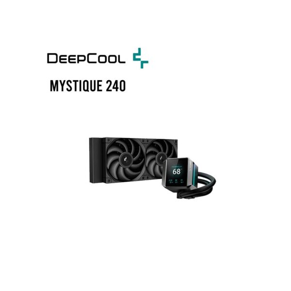 SISTEMA DE ENFRIAMIENTO LIQUIDO DEEPCOOL MYSTIQUE 240 PANTALLA DIGITAL…