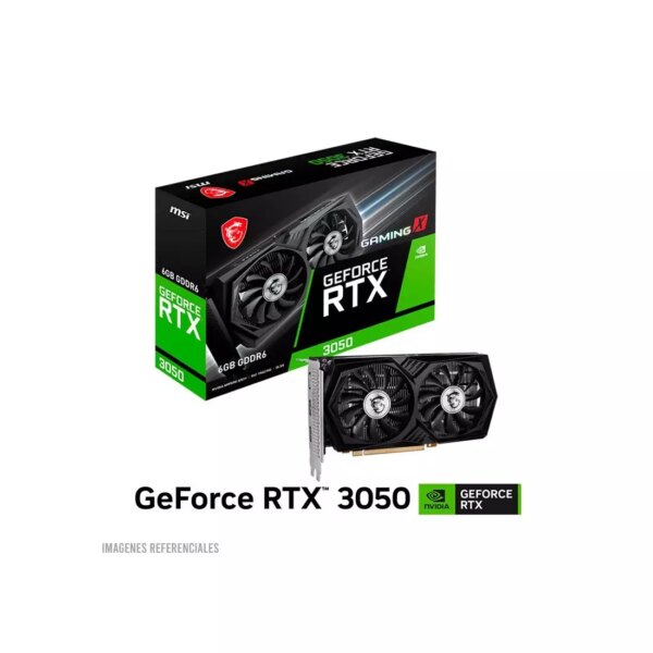 TARJETA DE VIDEO MSI RTX 3050 GAMING X 6GB GDDR6 | 6GB |96BIT