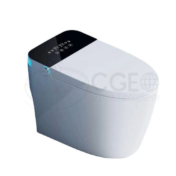 INODORO INTELIGENTE AUTOMÁTICO CON PANTALLA LED CON BIDÉ INTEGRADO