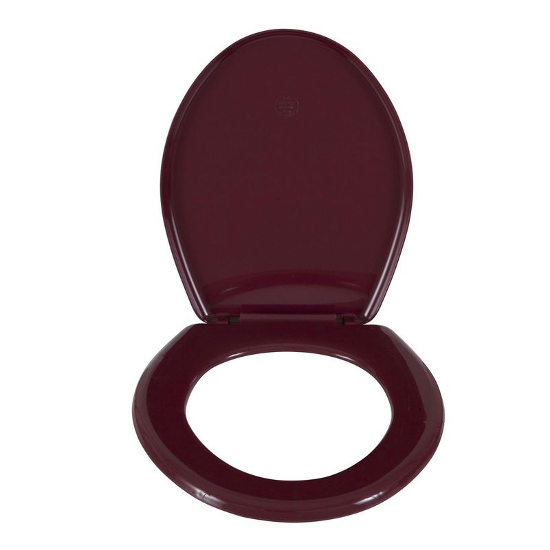 Asiento Tapa Inodoro Standard Redondo Guinda Asiento Tapa Inodoro Standard Redondo Guinda