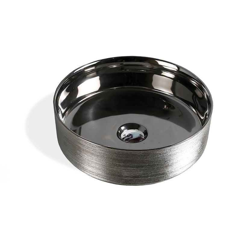 BOWL OVALIN DE LOZA CRICULAR PLATEADO 223-P BOWL OVALIN DE LOZA CRICULAR PLATEADO 223-P