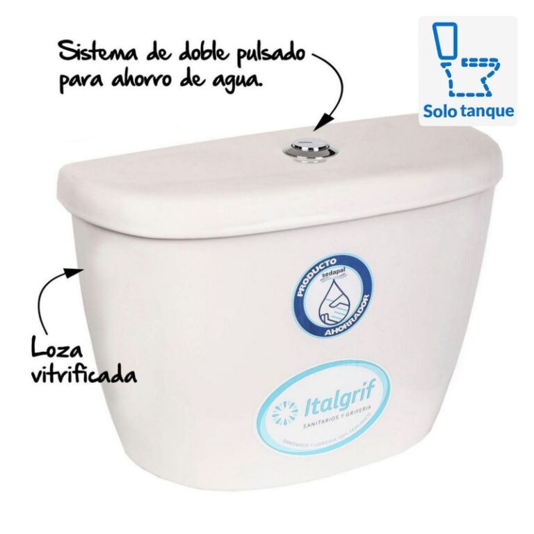 Tanque Inodoro Cancun Blanco