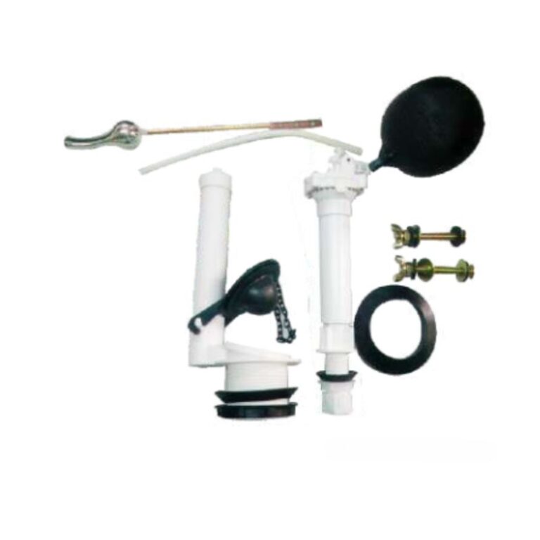 Accesorio Completo Para Tanque Bajo Boya Negra Con Perno Metal C&A