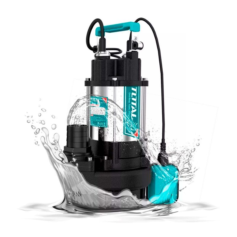 BOMBA SUMERGIBLE AGUA SUCIALIMPIA 1HP 750W TOTAL – TWP775016-5 BOMBA SUMERGIBLE AGUA SUCIALIMPIA 1HP 750W TOTAL – TWP775016-5