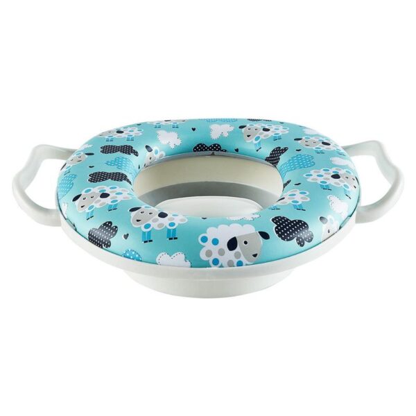 Asiento Inodoro para Niños Acolchado con Asa