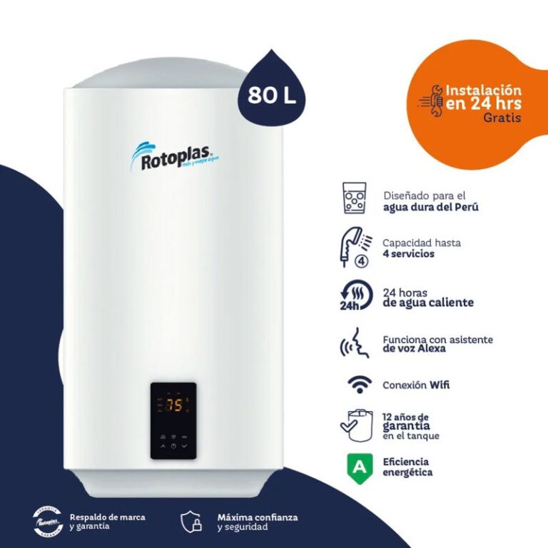 Terma de Acumulacion Ecosmart Wifi 80L