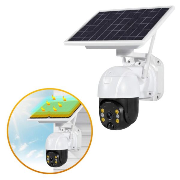 Camara de Seguridad SIM Chip 4MP Panel Solar sin WiFi