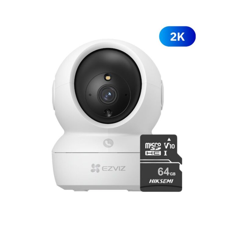Cámara De Seguridad Para Interiores H6C PRO 2K 3MP + Micro SD 64gb –