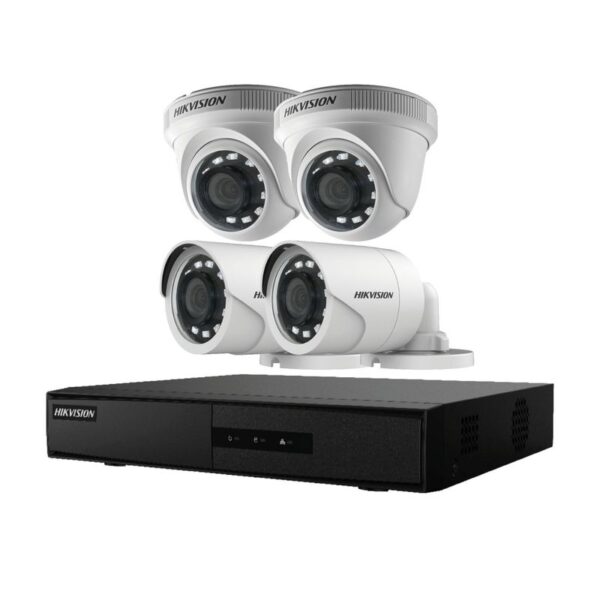 Kit de 4 Cámaras con DVR 1TB 2MP