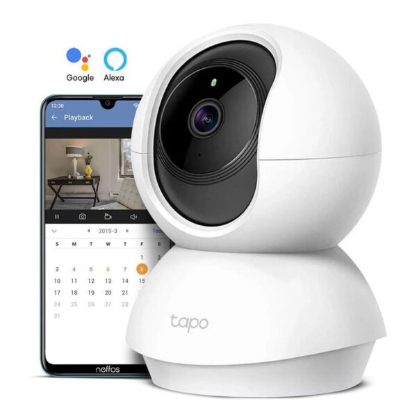 TP-LINK TAPO C210 Cámara de Vigilancia WIFI 3MP 2K 360° Alexa Google