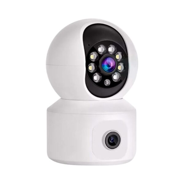 Camara de Seguridad Doble Lente Conexion WiFi Interior