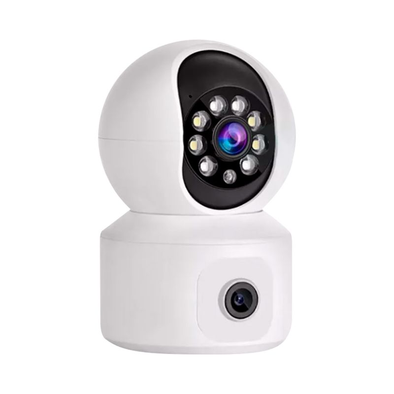 Camara de Seguridad Doble Lente Conexion WiFi Interior Camara de Seguridad Doble Lente Conexion WiFi Interior