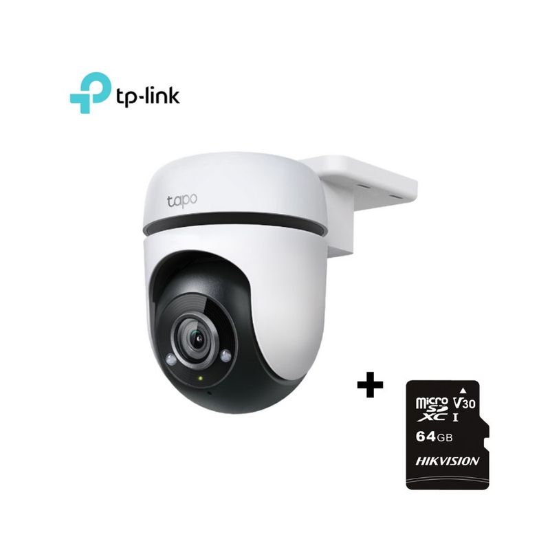 Cámara de Seguridad para exterior con rotación 360° Tapo C500 SD 64 GB – Tp-Link Cámara de Seguridad para exterior con rotación 360° Tapo C500 SD 64 GB – Tp-Link