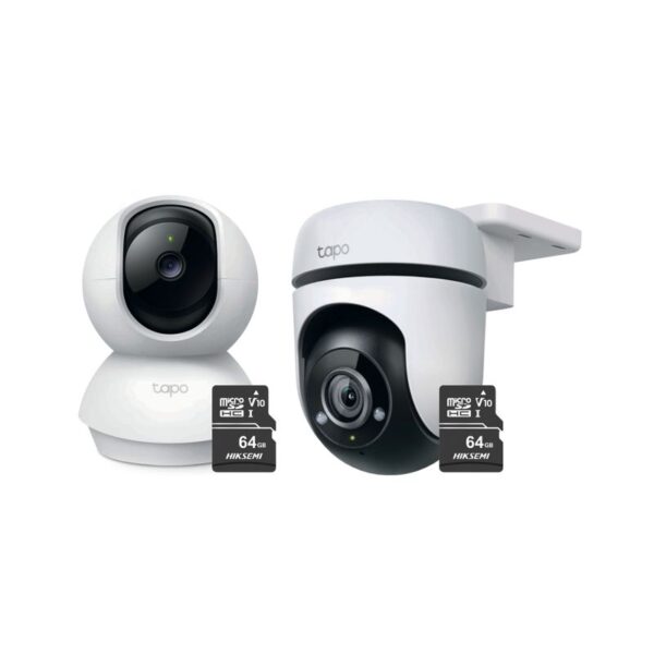 Kit De Cámaras De Seguridad Tapo C200 + Tapo C500 + Micro SD 64 gb – Tp-link