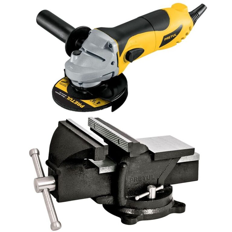 Combo Amoladora 700w Prensa Tornillo de banco 4