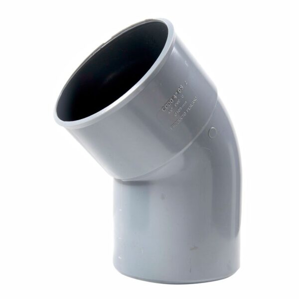 Codo PVC 4pulgadas 45° Desagüe