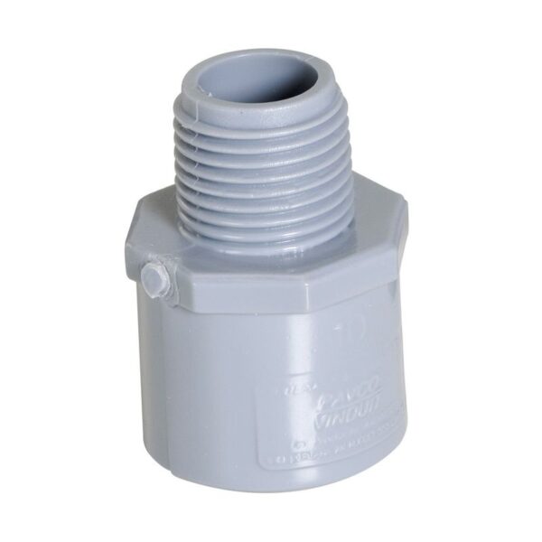 Adaptador 3/4 pulgadas PVC Agua Fria