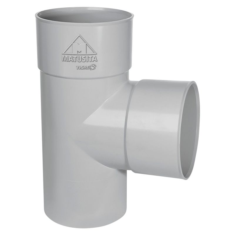 Tee sanitaria 3 pulgadas PVC Matusita SP Desagüe Tee sanitaria 3 pulgadas PVC Matusita SP Desagüe