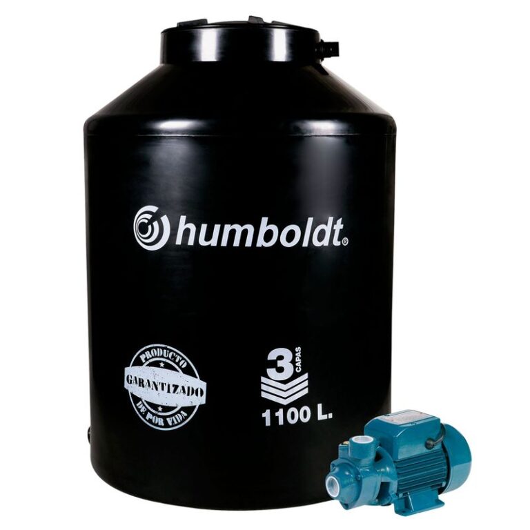 Combo Tanque de Agua 1100 L + Bomba Periférica 0.5 HP