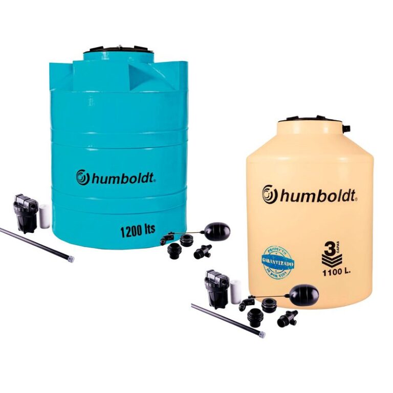 Cisterna de Agua 1200L + Accesorios + Tanque de Agua 1100L