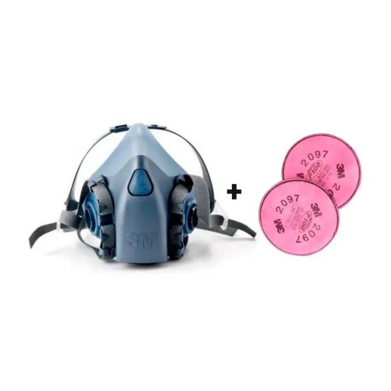 Kit Respirador 3M Reutilizable serie 7502 con Filtros 2097