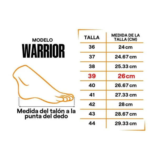 Calzado de seguridad Warrior Ppa Talla 39 Bata