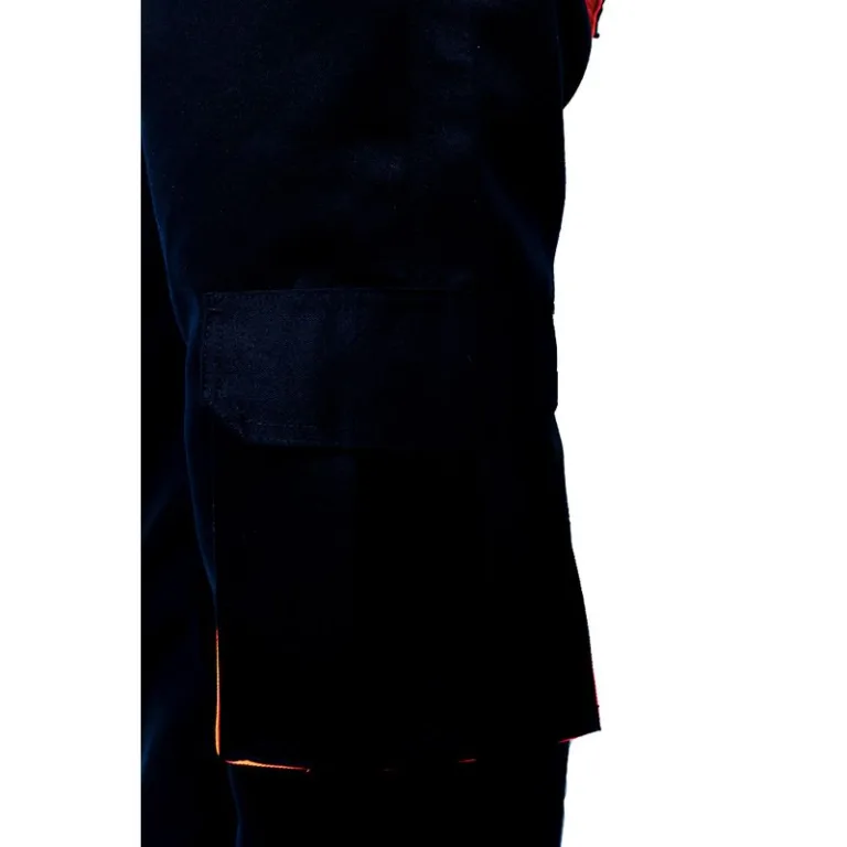 Pantalón de Trabajo Drill Tec Multibolsillo Azul-Naranja Werken – Talla L