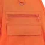 Chaleco de Trabajo Drill Industrial Multibolsillos Naranja Werken – Talla XL