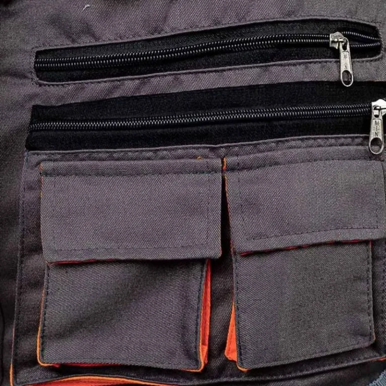 Chaleco de Trabajo Drill Ingeniero Multibolsillo Plomo-naranja Werken – Talla XL