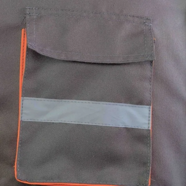 Camisa de Trabajo Drill Tec Plomo Naranja Werken – Talla M