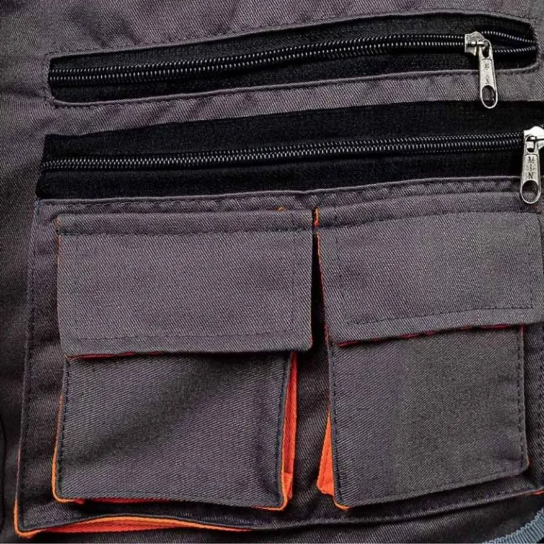 Chaleco de Trabajo Drill Ingeniero Multibolsillo Plomo-naranja Werken – Talla M